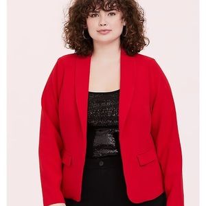 Torrid red blazer